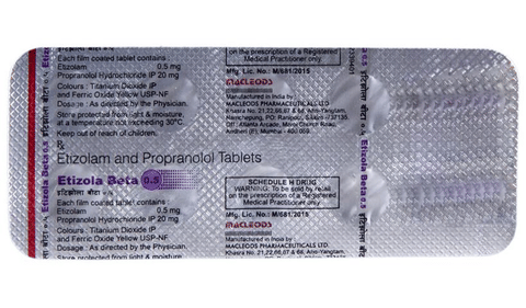 Etizola Beta 0.5 Tablet image Etizola Beta 0.5 Tablet image