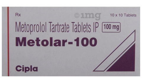 MetoLAR 100 Tablet image MetoLAR 100 Tablet image