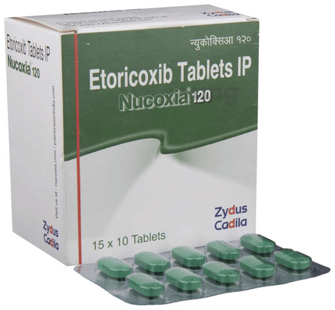 Nucoxia 120 Tablet image Nucoxia 120 Tablet image