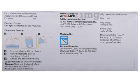 Mucotab ET Tablet Orange Sugar Free image Mucotab ET Tablet Orange Sugar Free image