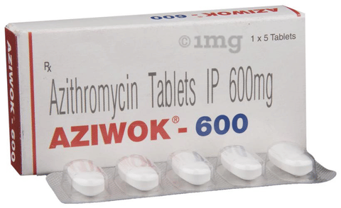 Aziwok 600 Tablet image