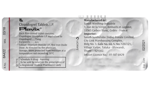 Plavix Tablet image Plavix Tablet image