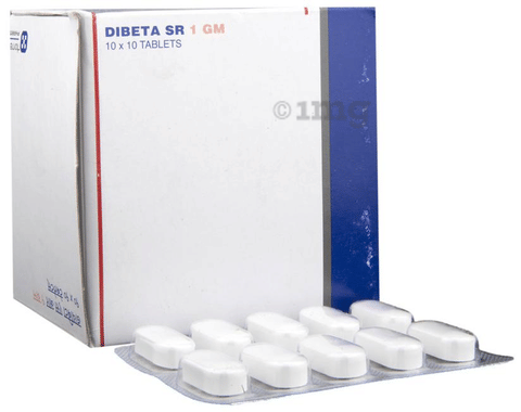 Dibeta SR 1gm Tablet image Dibeta SR 1gm Tablet image