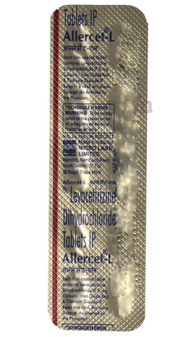Allercet-L Tablet image