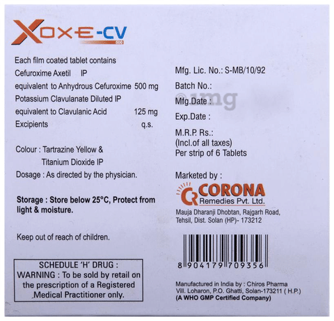 Xoxe-CV Tablet image Xoxe-CV Tablet image
