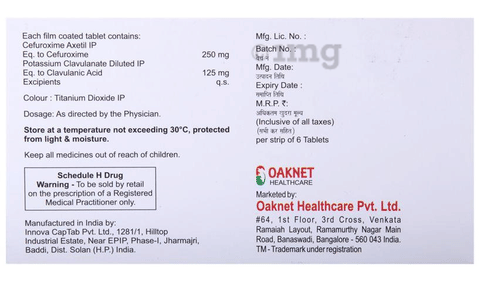 Exeption-CV 250 Tablet image Exeption-CV 250 Tablet image