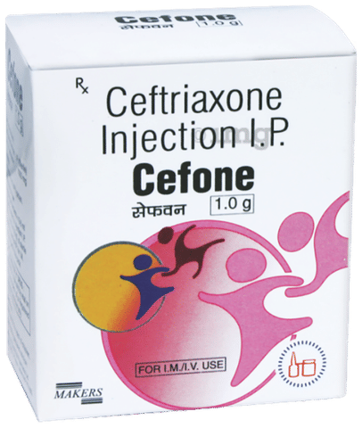 Cefone 1.0gm Injection image Cefone 1.0gm Injection image