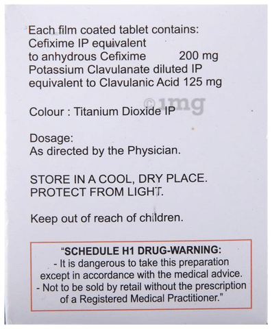 Cefolac CV 200 Tablet image