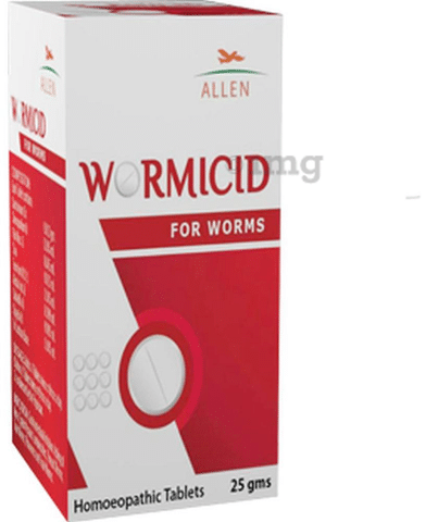 Allen Wormicid Tablet Buy bottle of 25.0 gm Tablet at best price