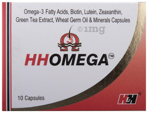 Hhomega Capsule: Buy strip of 10 capsules at best price in India | 1mg