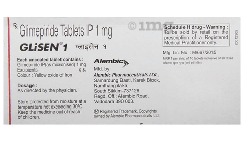 Glisen 1 Tablet image Glisen 1 Tablet image