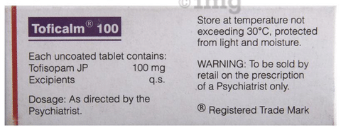Toficalm 50 mg hot sale