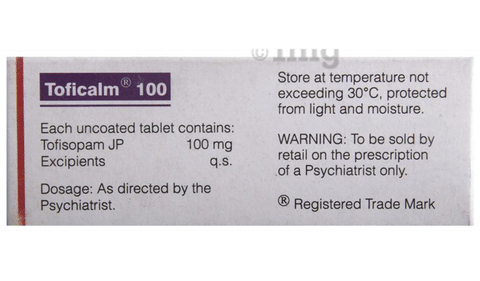 Toficalm 100 Tablet image