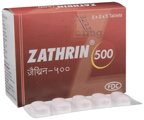 Zathrin 500 Tablet image