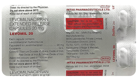 Levomil 20 Capsule ER