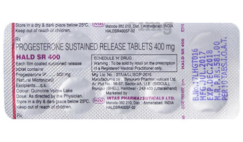 Hald SR 400 Tablet image