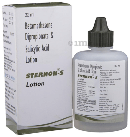 Sternon-S Lotion: View Uses, Side Effects, Price and Substitutes | 1mg