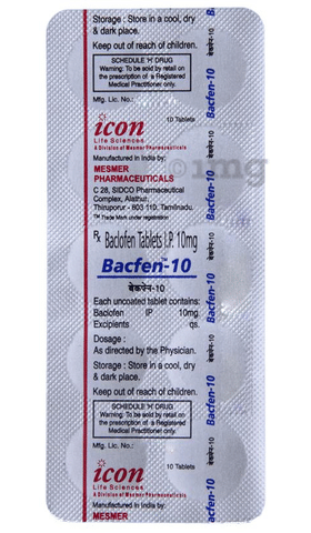 Bacfen 10 Tablet image