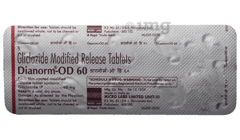Dianorm-OD 60 Tablet MR image
