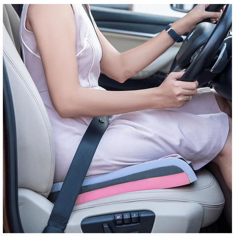 Fovera Car Seat Memory Foam Orthopedic U-Cut Out Wedge Cushion