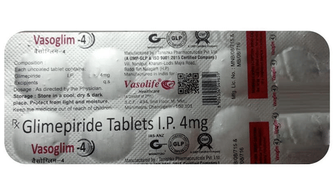 Vasoglim 4 Tablet image Vasoglim 4 Tablet image