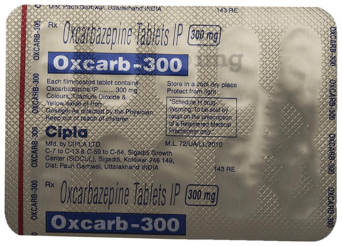 Oxcarb 300 Tablet image