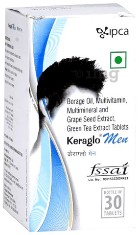 Keraglo Men Tablet: Buy bottle of 30 tablets at best price in India | 1mg