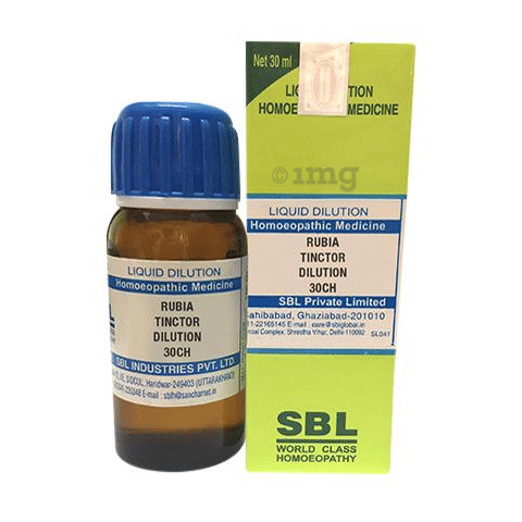 SBL Rubia Tinctor Dilution 30 CH 1