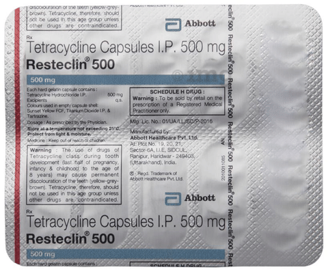 Resteclin 500 Capsule image
