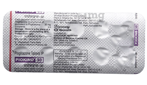 Piokind 30 Tablet image