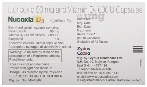 Nucoxia D3 Capsule image
