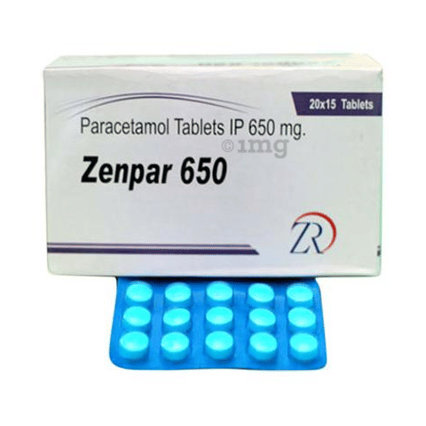 Zenpar 650mg Tablet image