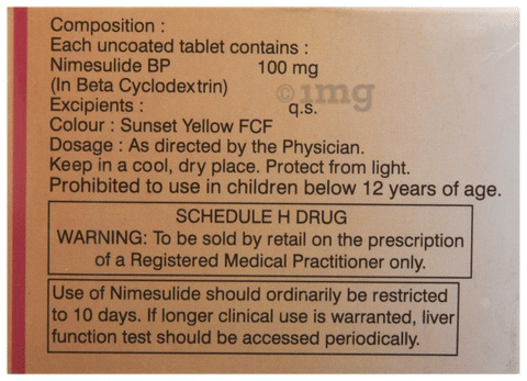 Nimodol 100mg Tablet image