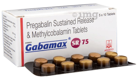 Gabamax SR 75 Tablet image