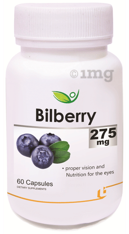 Biotrex Bilberry Extract 275mg Capsule image Biotrex Bilberry Extract 275mg Capsule image