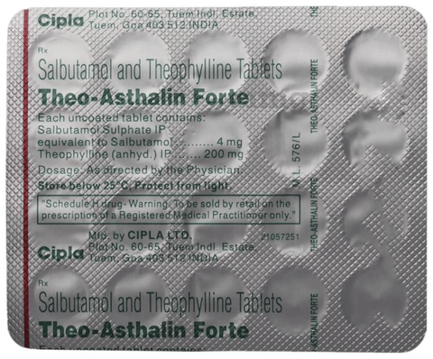 Theo-Asthalin Forte Tablet image Theo-Asthalin Forte Tablet image