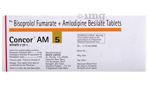 Concor AM 5 Tablet image