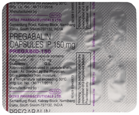 प्रेगाबिड 150 कैप्सूल image