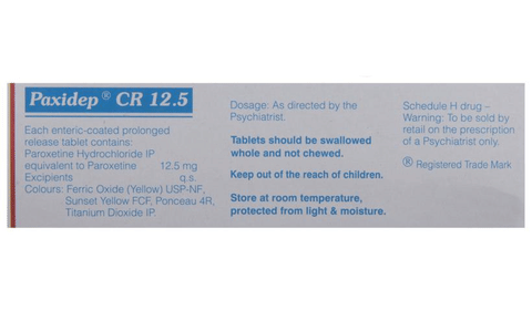 Paxidep CR 12.5 Tablet image
