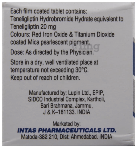 T Glip 20 Tablet image