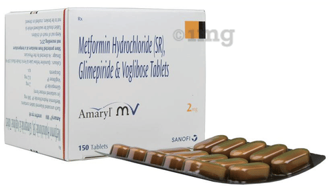Amaryl MV 2mg Tablet SR image