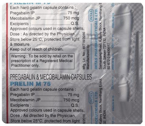 Prelin M 75 Capsule image Prelin M 75 Capsule image