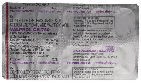 VALprol -CR 750 Tablet image VALprol -CR 750 Tablet image