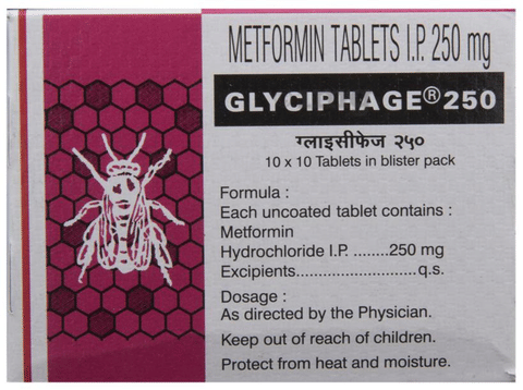 Glyciphage 250 Tablet image