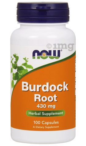 Now Burdock Root 430mg Capsule image Now Burdock Root 430mg Capsule image