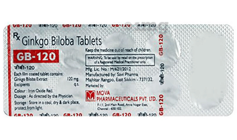 GB 120 mg Tablet image