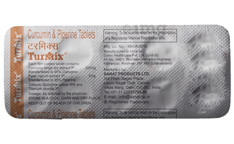 Turmix Curcumin & Piperine Tablet image