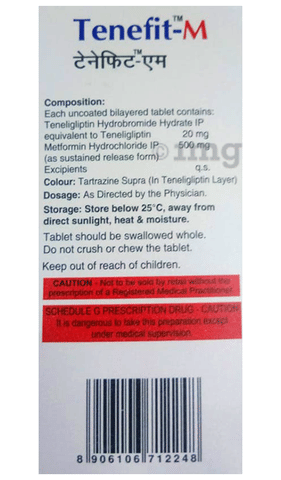 Tenefit-M Tablet SR image Tenefit-M Tablet SR image