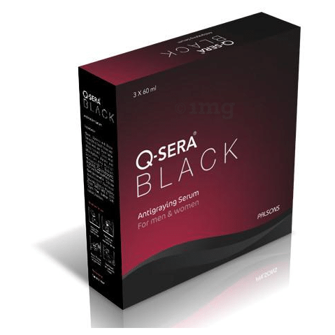 Q-Sera Black Hair Serum: Buy bottle of 180 ml Serum at best price in India  | 1mg