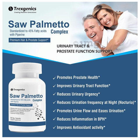 Prostate Et Confort Urinaire - Saw Palmetto Pépin De Courge Ail Noir Ortie Broccoli Granade Zinc & Sélénium - 120 Gélules - Prosta Complex Pour Homme - Foto 2